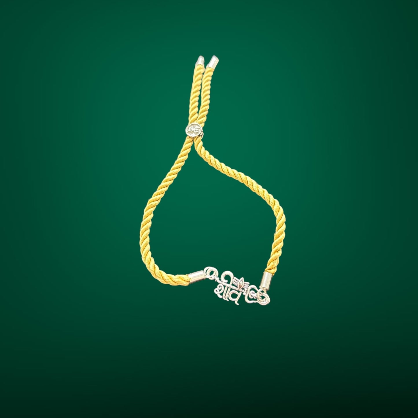 Shiv Threaded Oxidised Rakhi