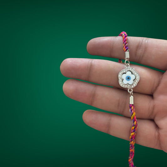 Evil Eye 925 Silver Bhabhi Rakhi