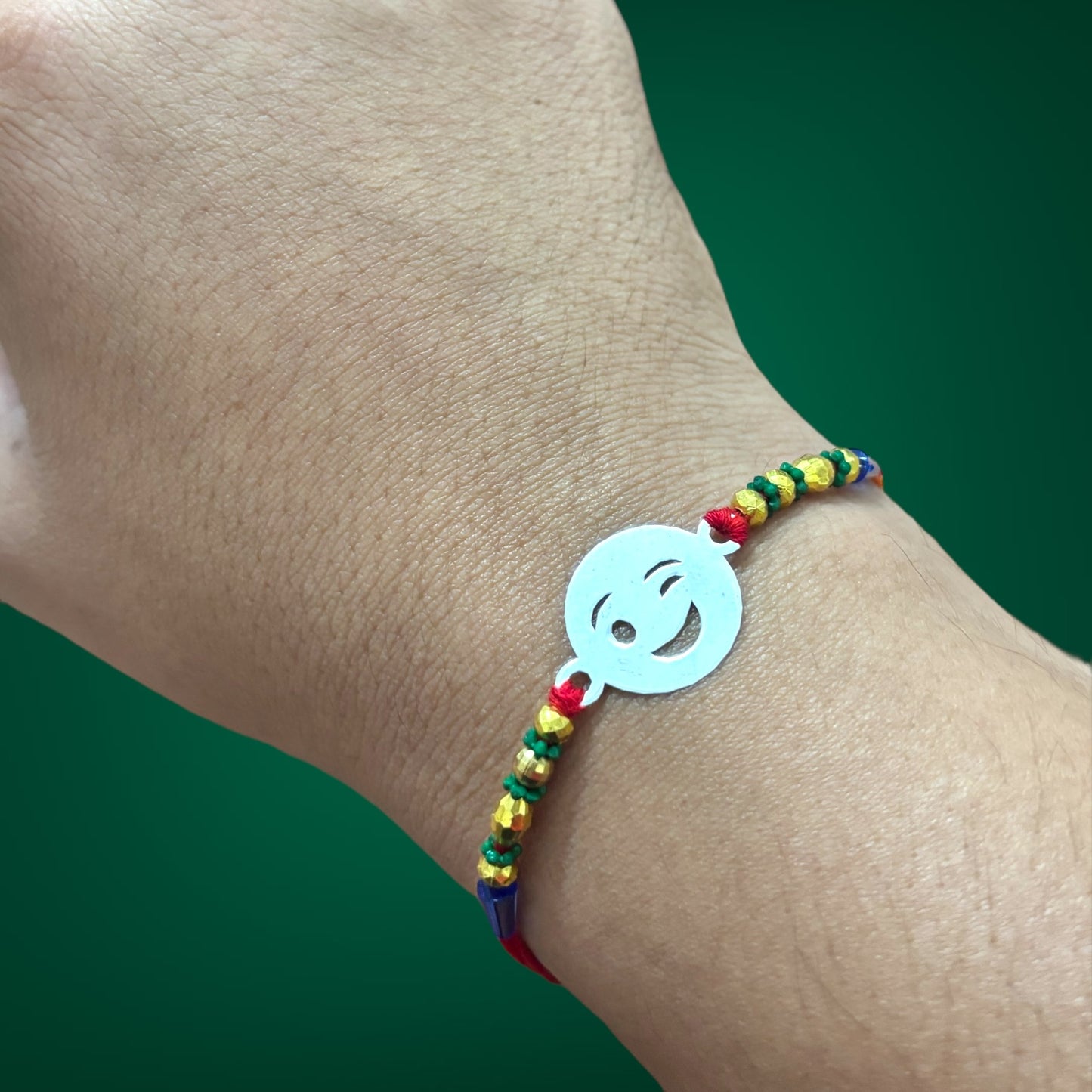 Beautiful Designer Silver Rakhi
