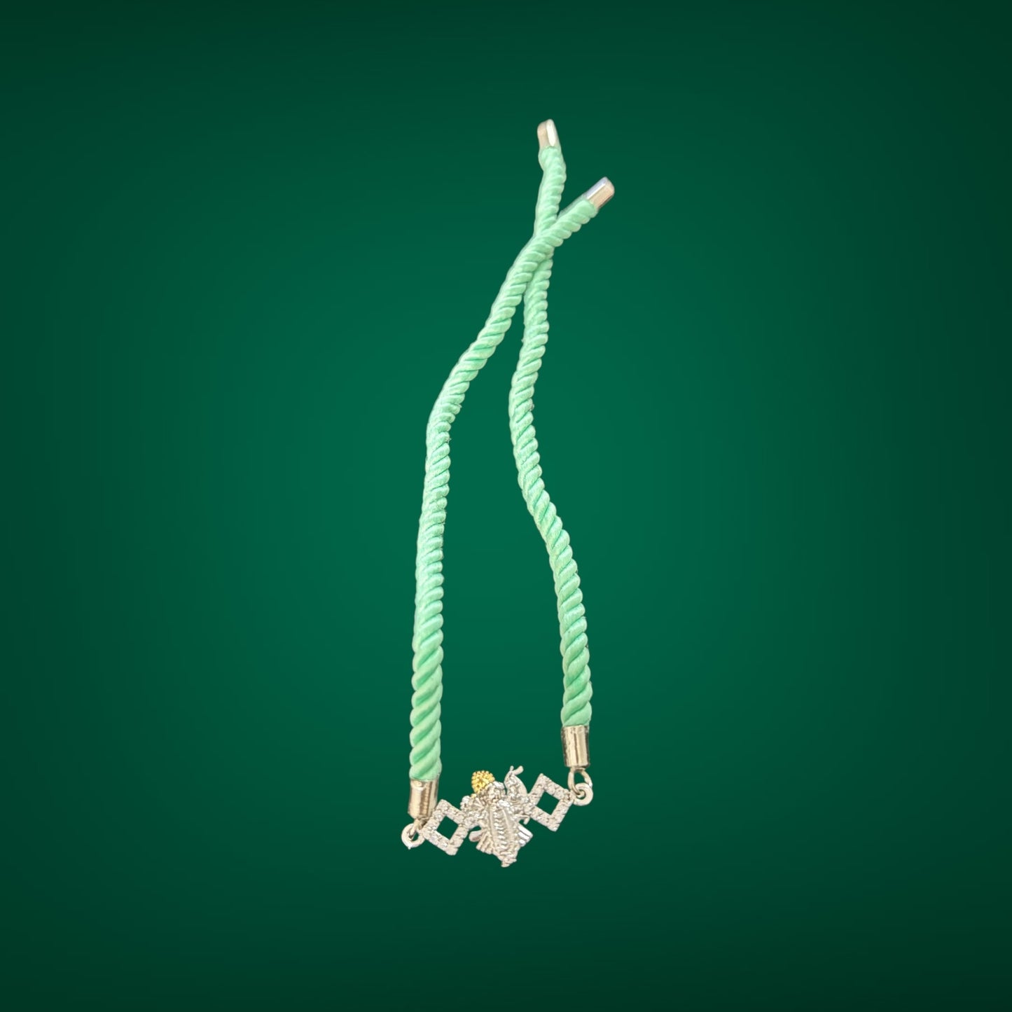 Divine two tone 925 Silver rakhi