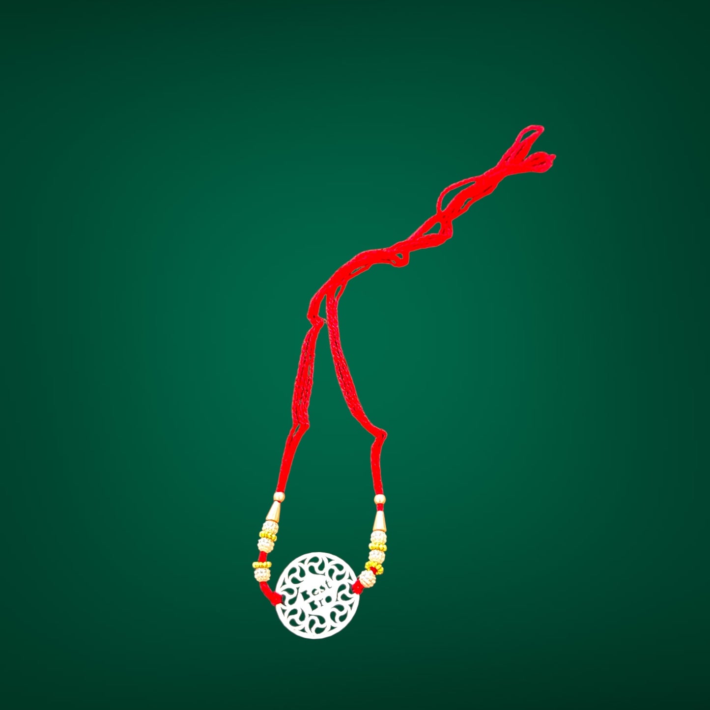 Beautiful Designer Silver Rakhi