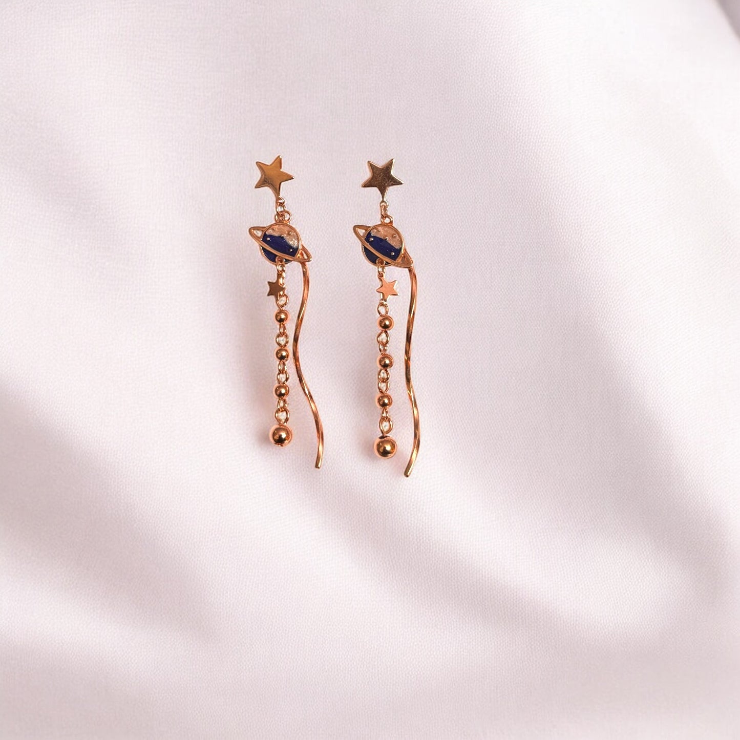 Glittering Star Dangler Earring