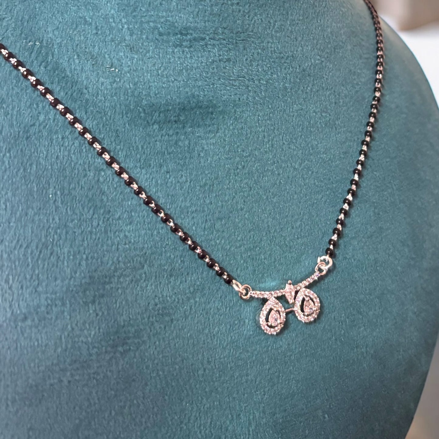 South Indian minimal silver Mangalsutra