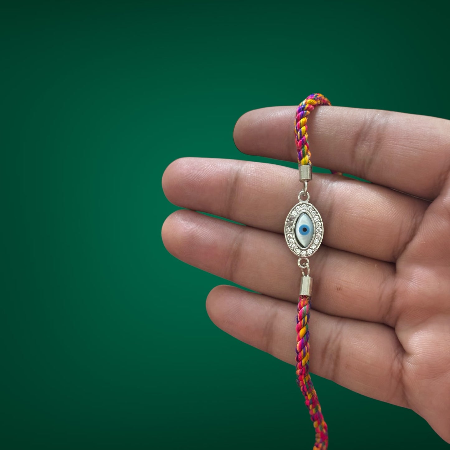 Evil Eye 925 Silver Bhabhi Rakhi