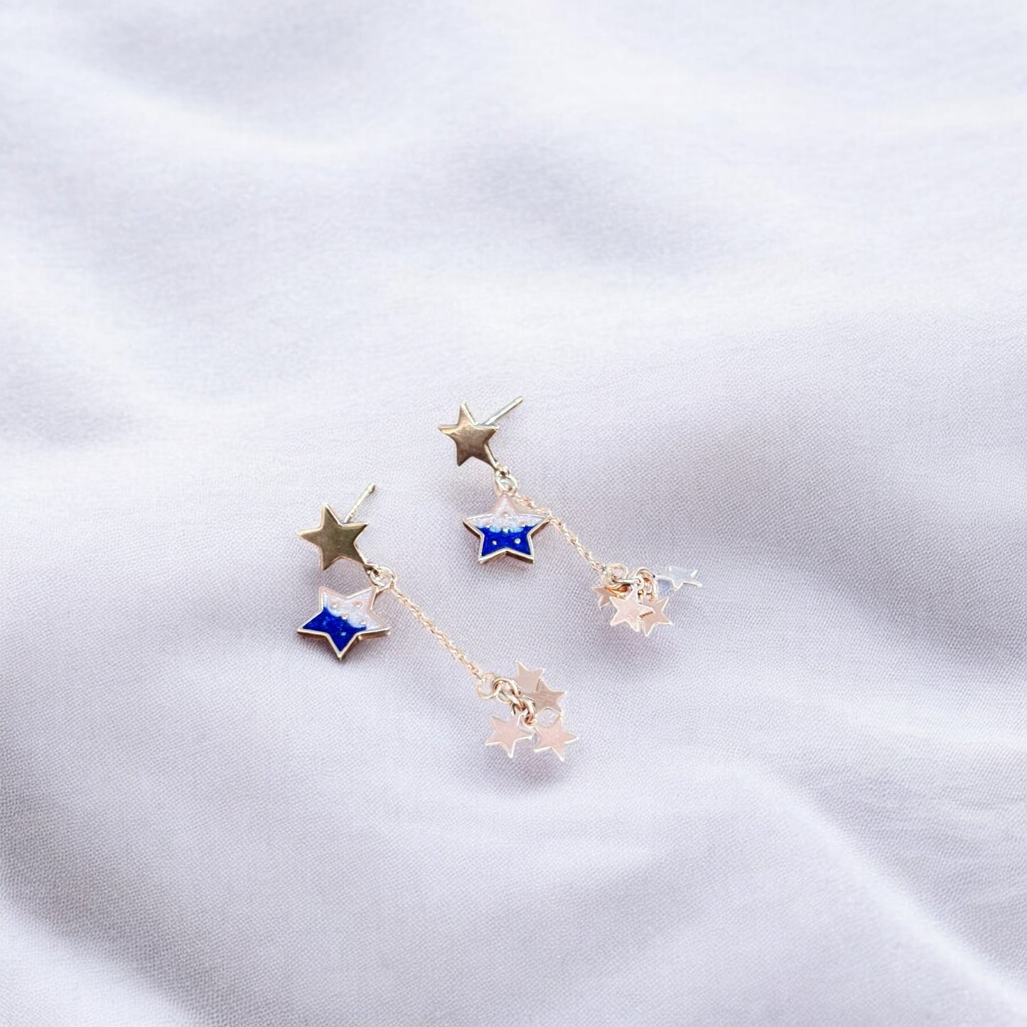 Glittering Star Dangler Earring