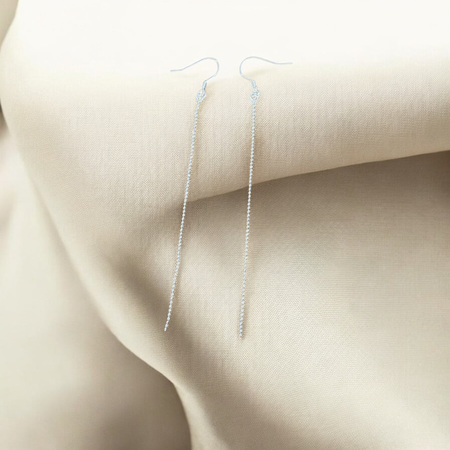 Silver Chain Earring