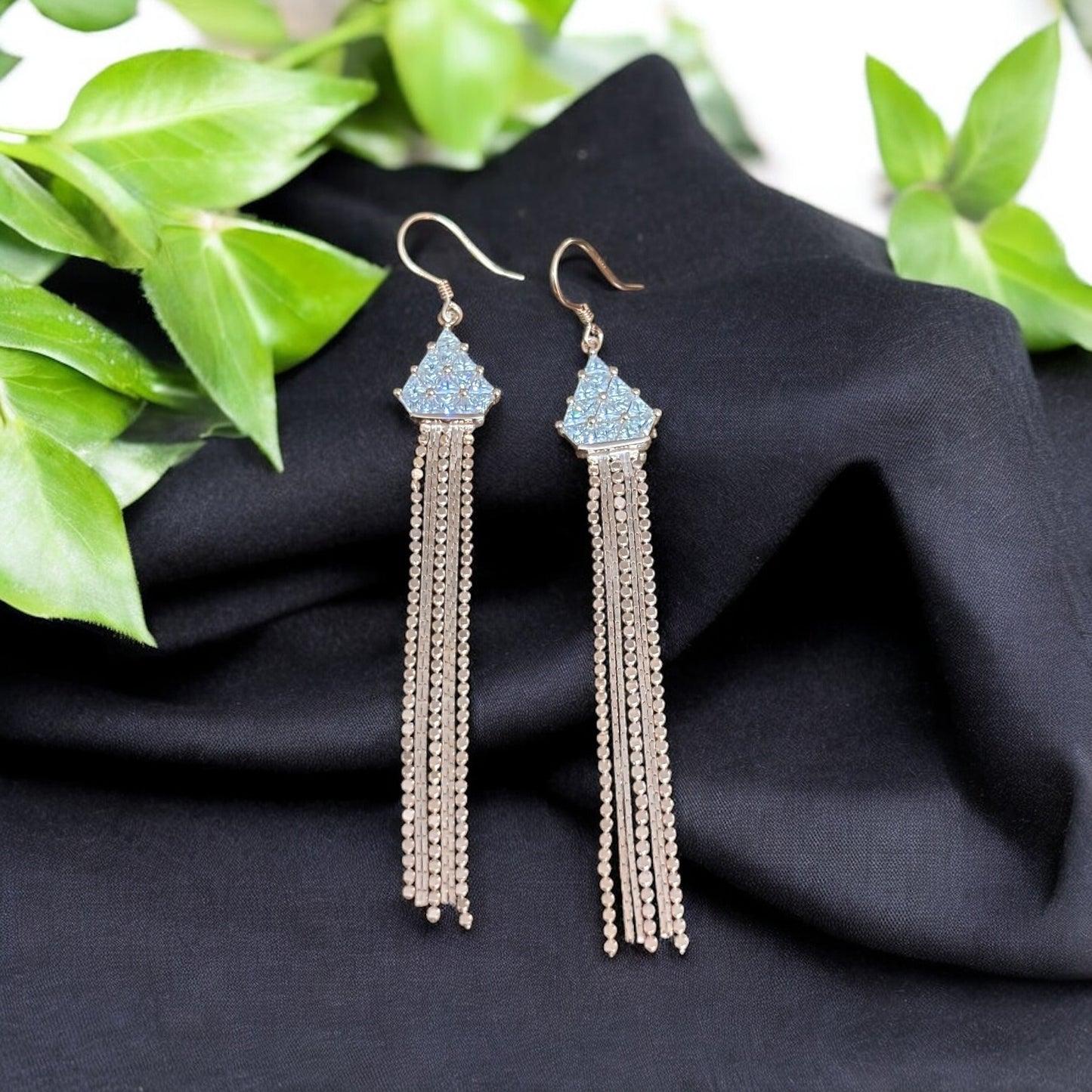 925 Royal Sterling Silver Chandelier Drop Earrings