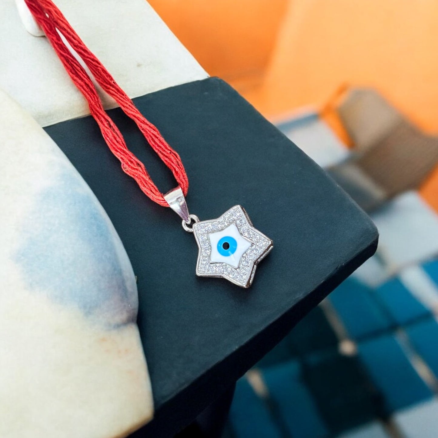 Evil eye Star pendant