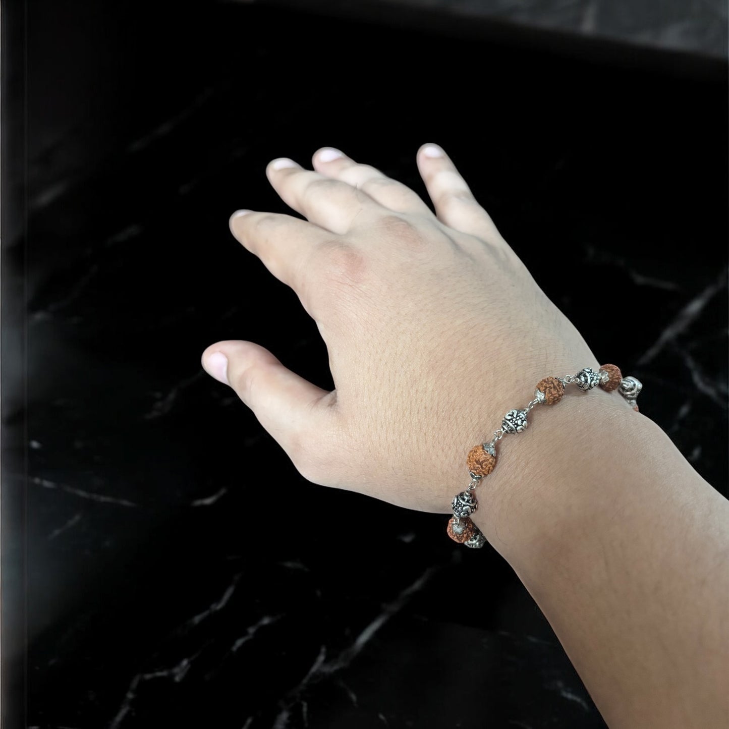 Rudraksh Shiva Divine Men Bracelet