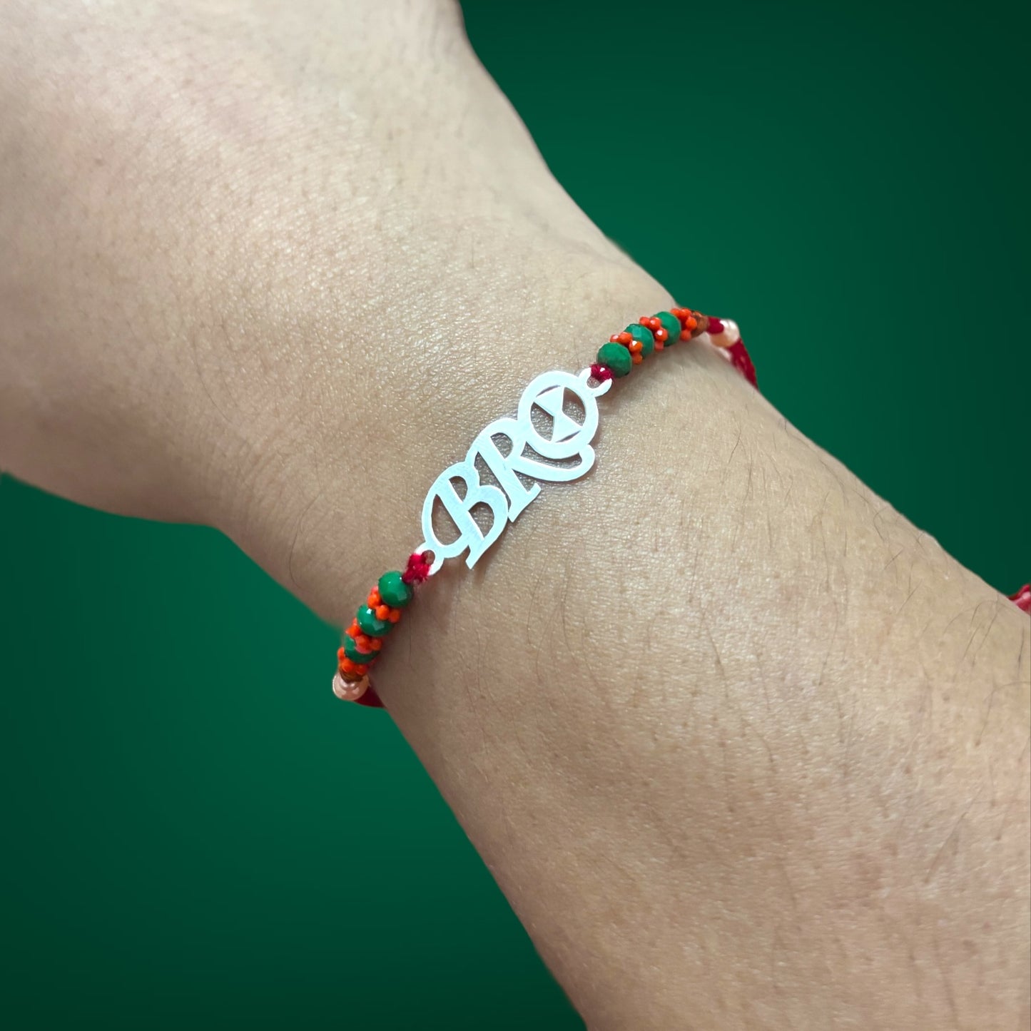 Beautiful Designer Silver Rakhi
