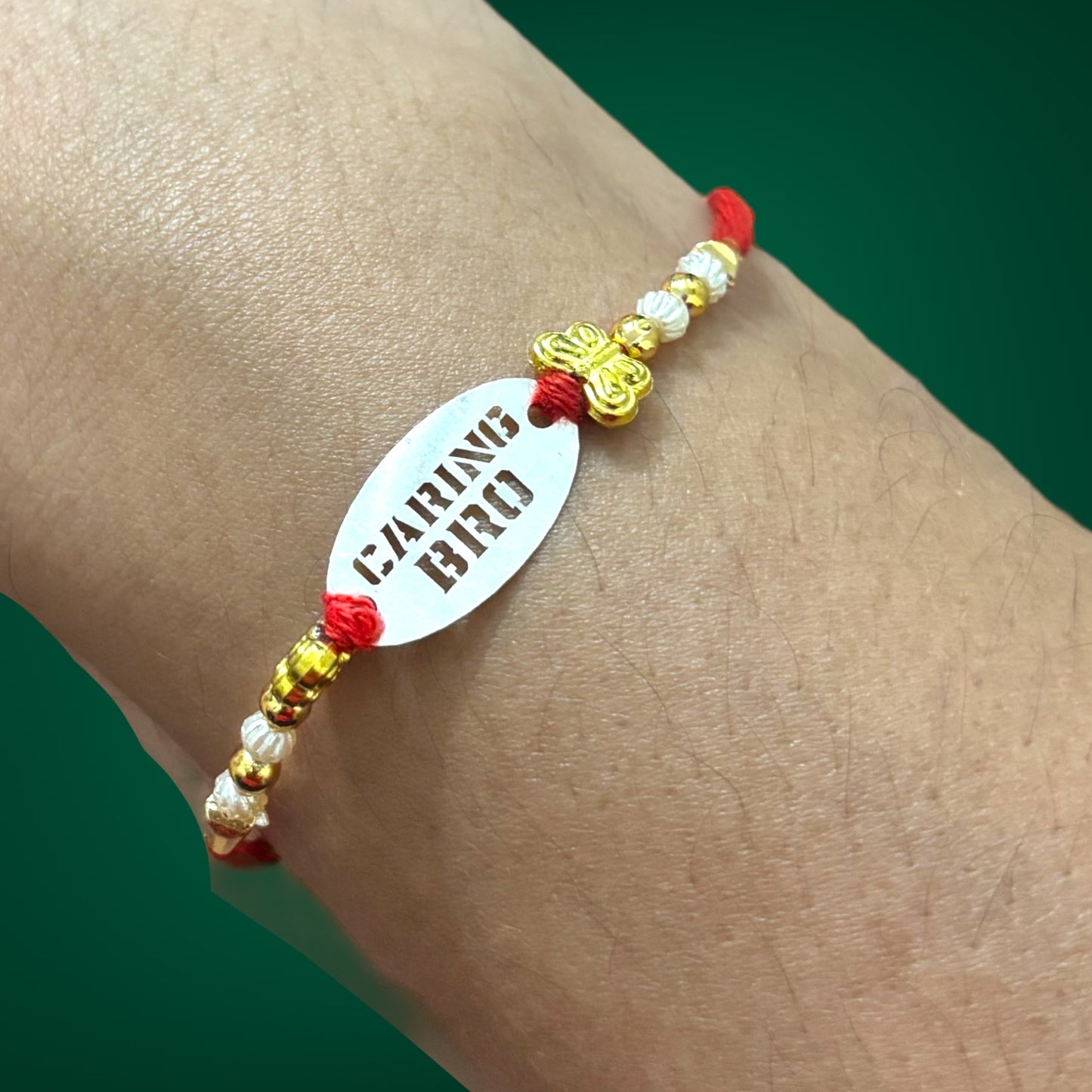 Beautiful Designer Silver Rakhi