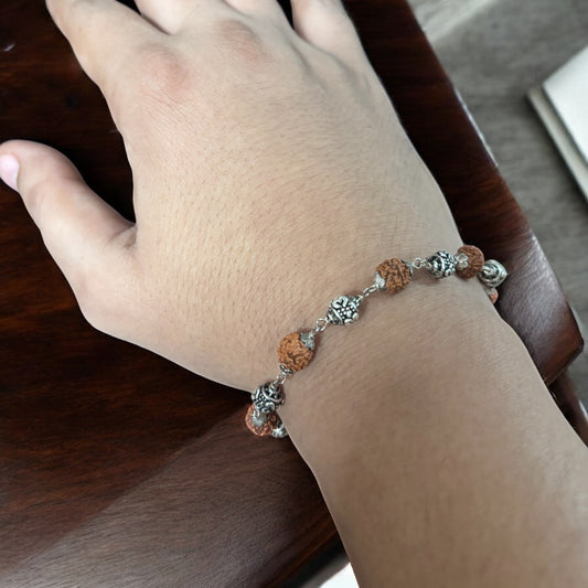 Rudraksh Shiva Divine Men Bracelet