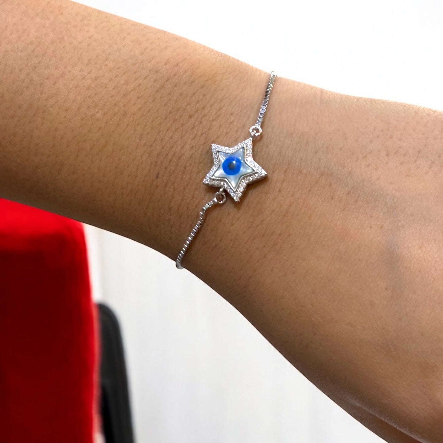 Star evil eye bracelet