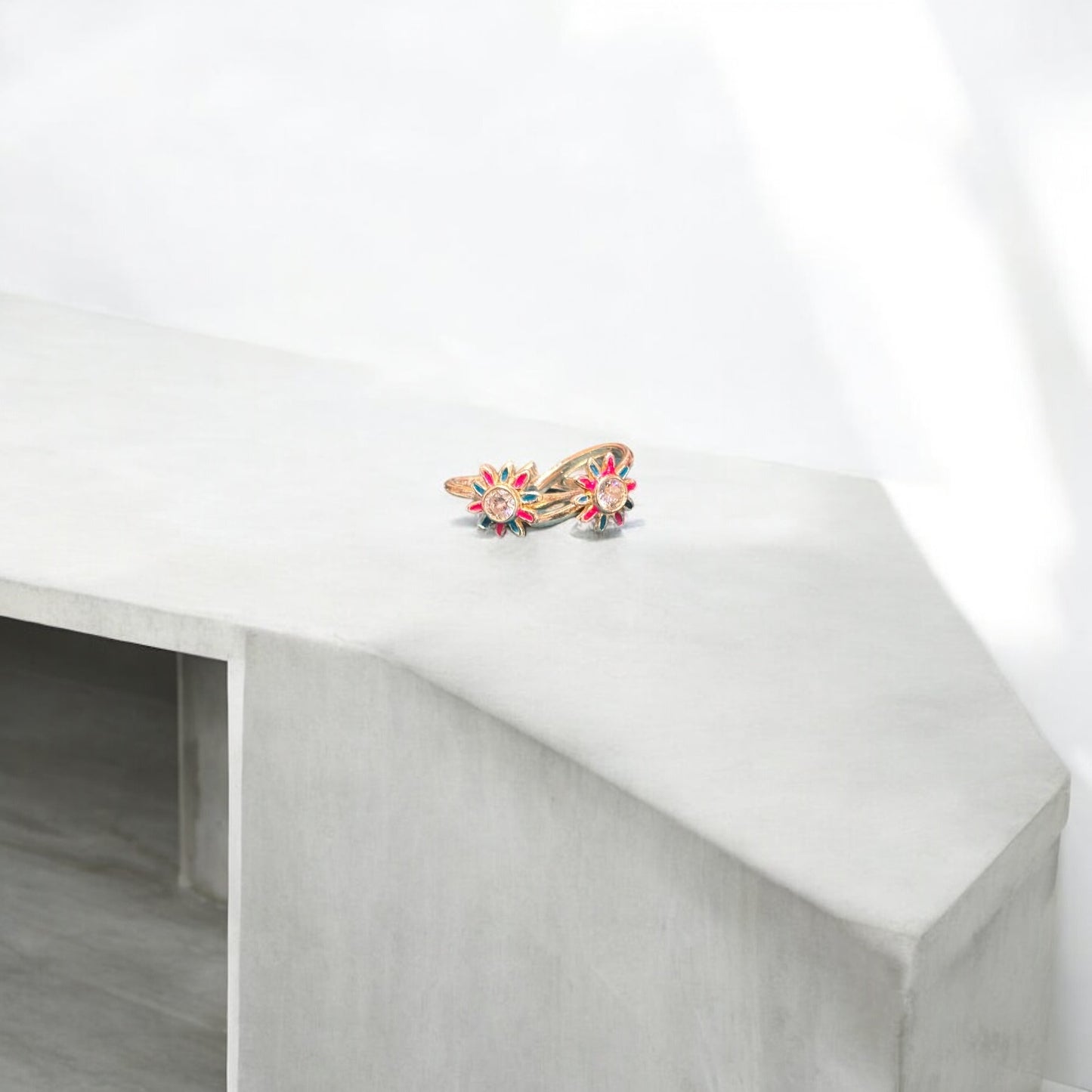 Shining Flower Toe ring