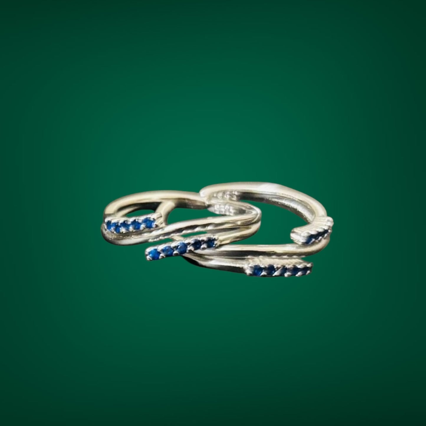 Sleek Multi tone Toe ring