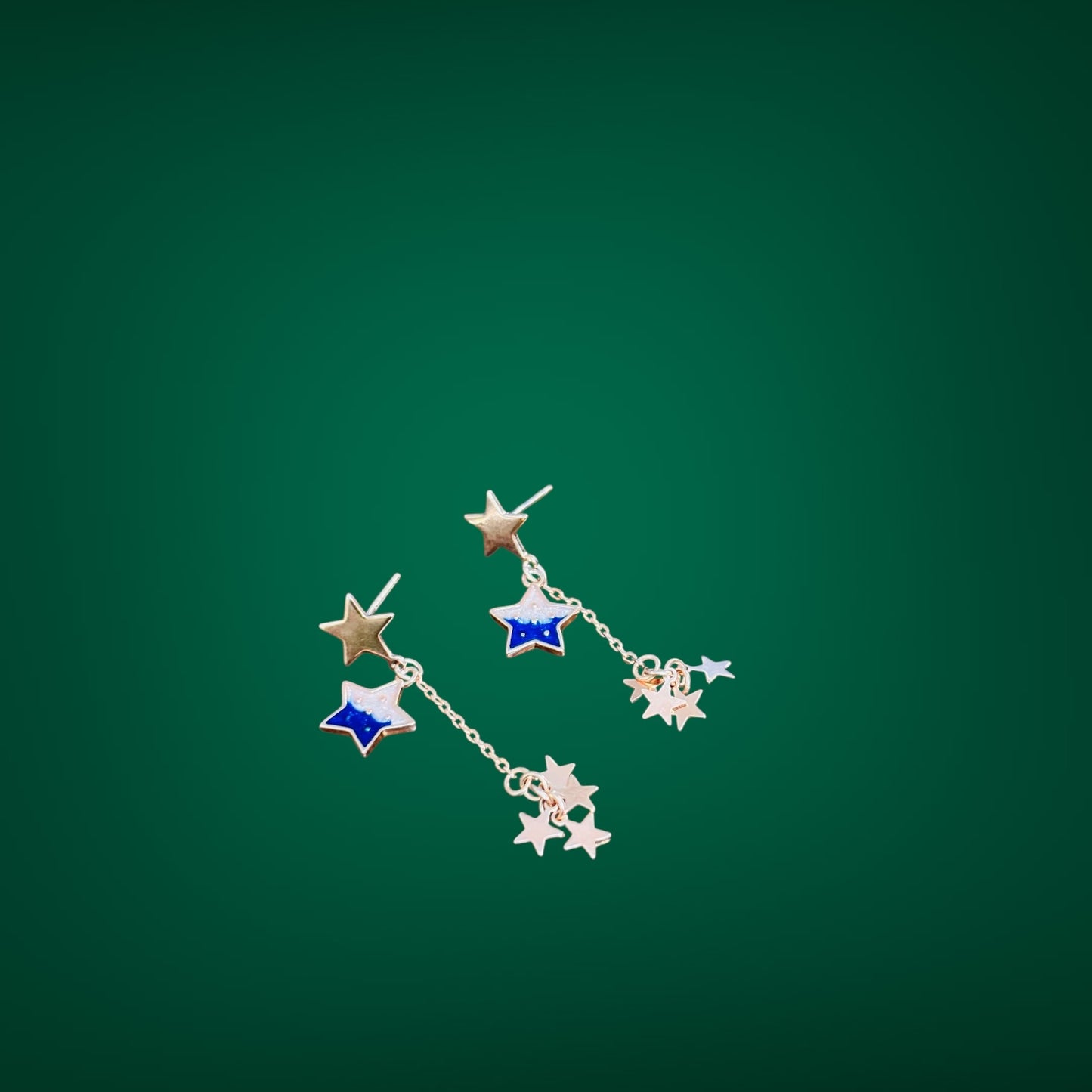 Glittering Star Dangler Earring