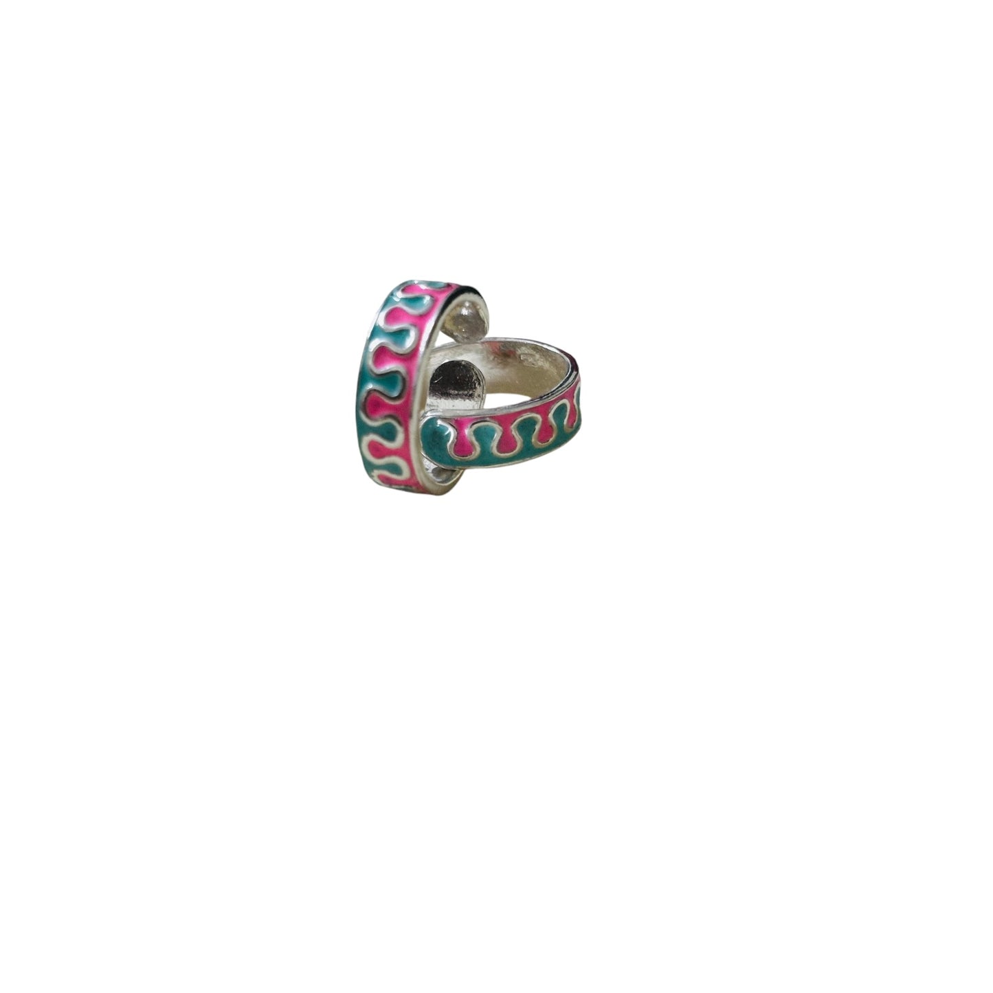 Crown themed toe ring