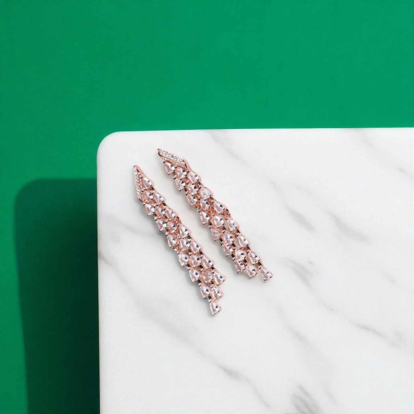 Crystal Royale hanging 925 earrings