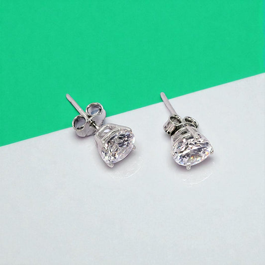 Cute Solitaire 925 silver Earring