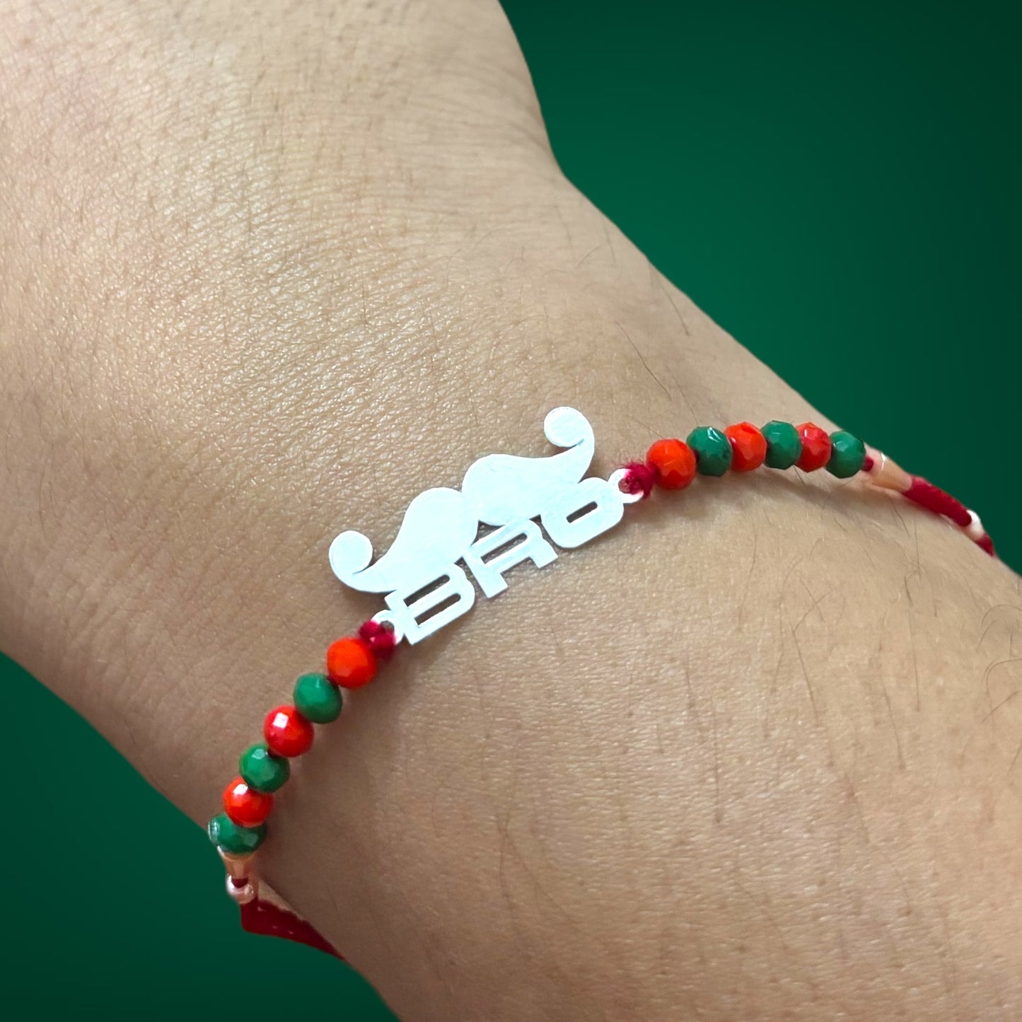 Beautiful Designer Silver Rakhi