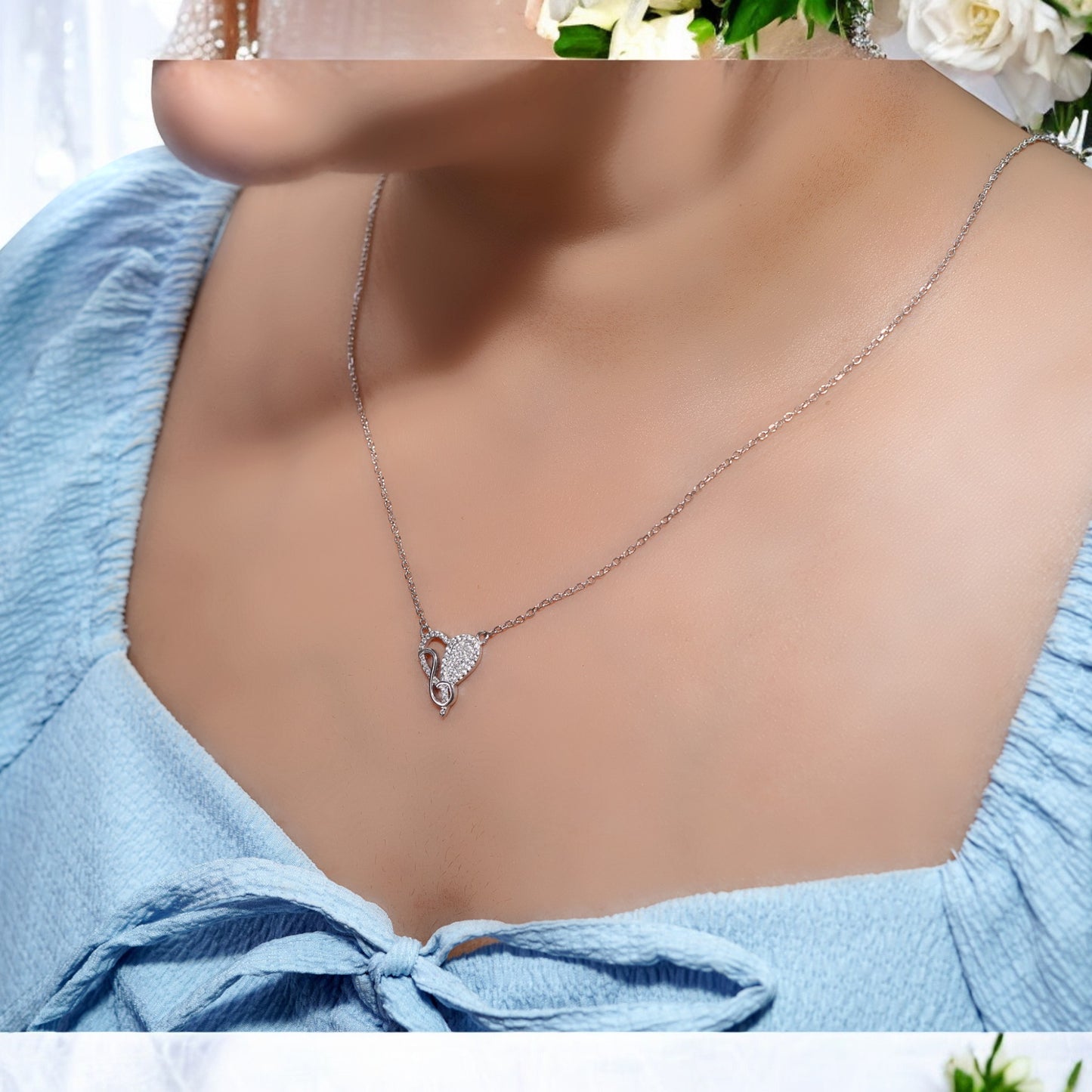Symphony of Heart Pendant with chain