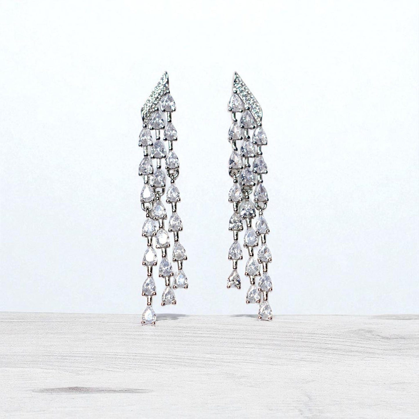 Crystal Royale hanging 925 earrings