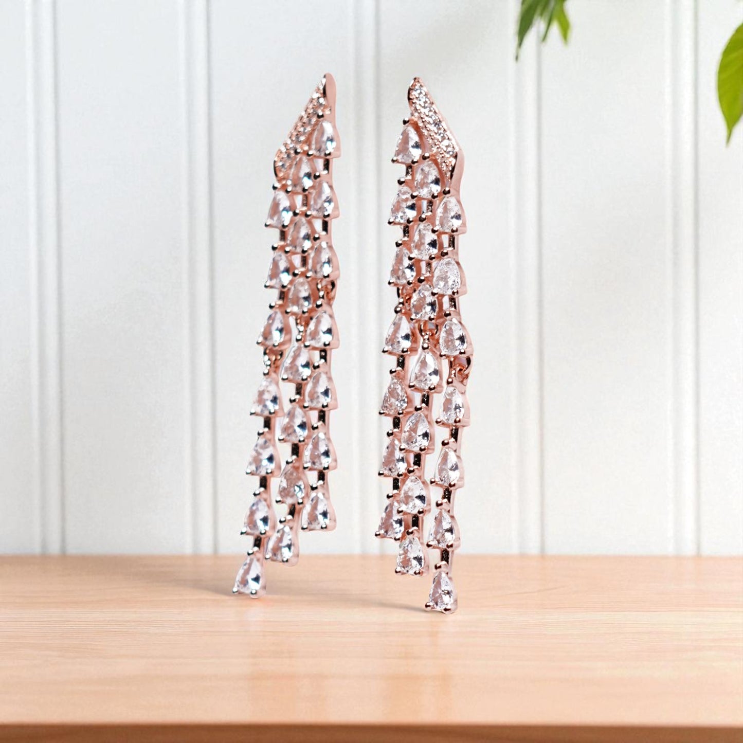 Crystal Royale hanging 925 earrings
