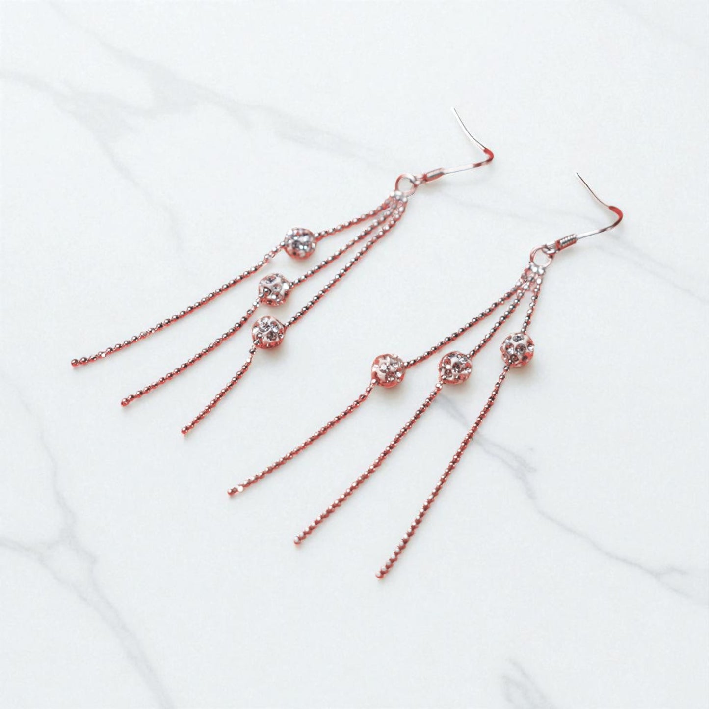 Trinity Threads – 925 Silver Triple Strand Sui Dhaga Earrings