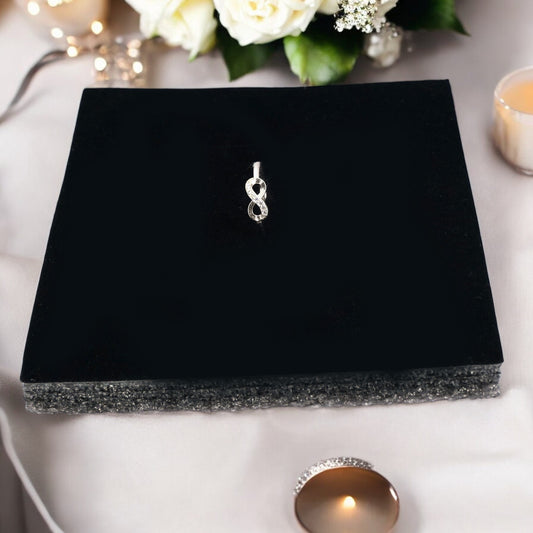 Silver Infinity Serenity Ring