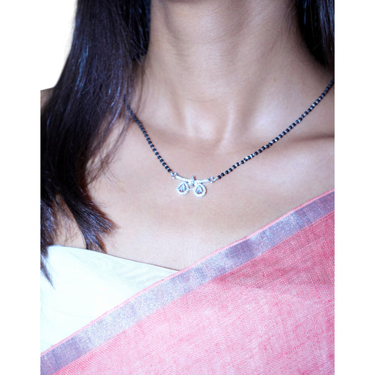 South Indian minimal silver Mangalsutra