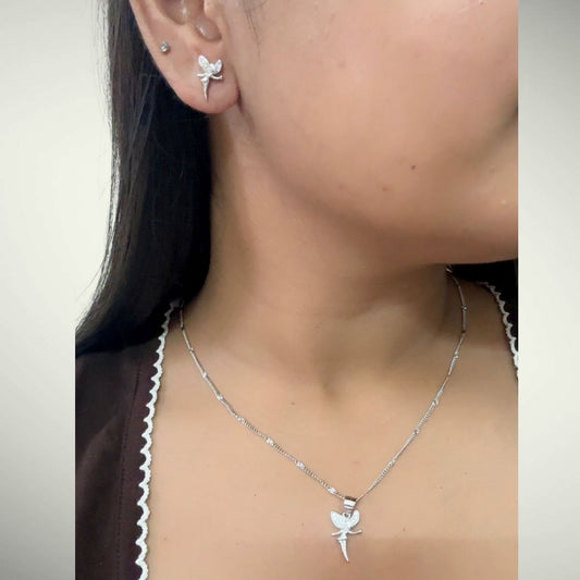 Dancing Doll Fairy Pendant set