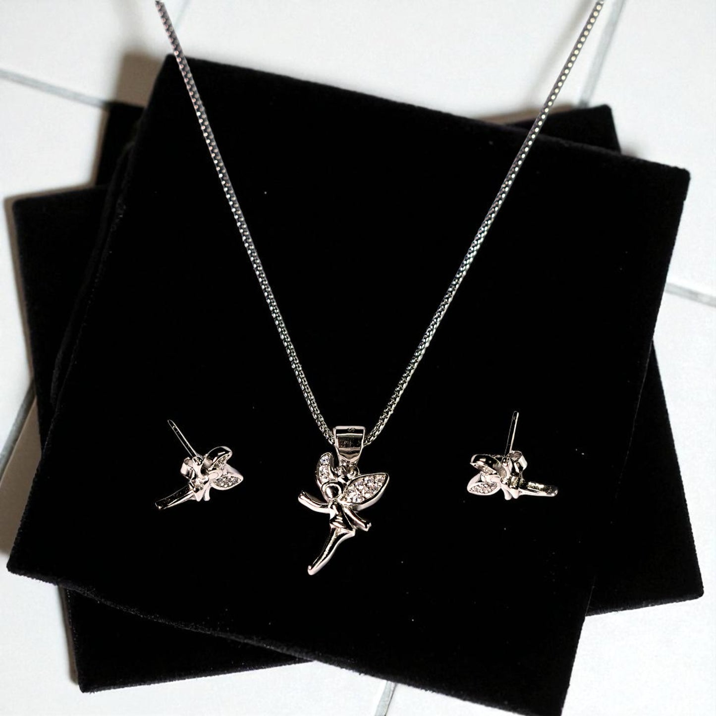 Dancing Doll Fairy Pendant set