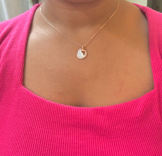 Dancing Swan SIlver Chain Set