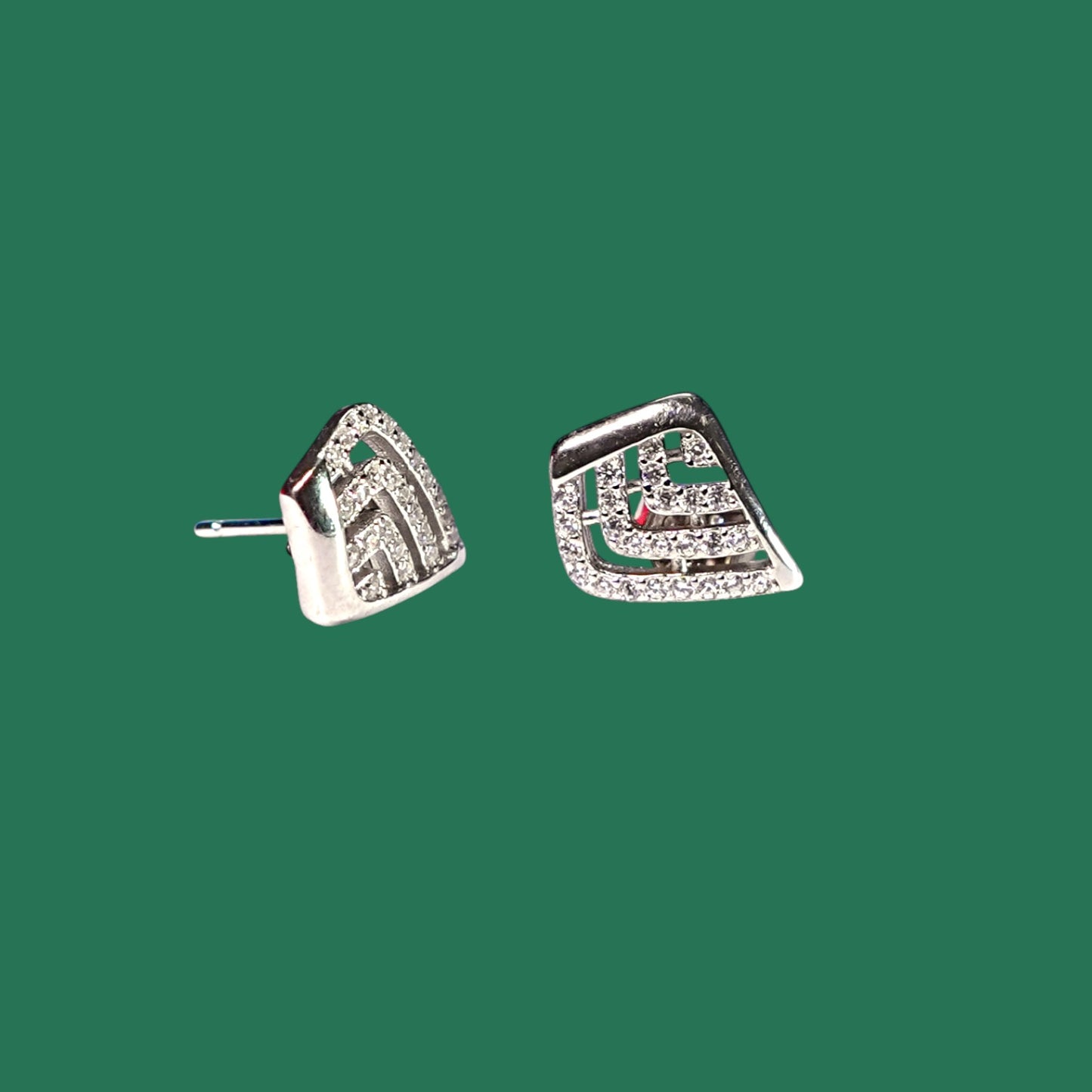 Diamond lookalike 925 pendant set