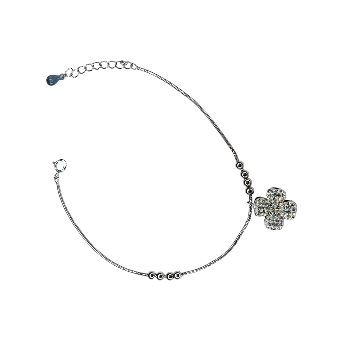 Dual shade Flower sleek bracelet