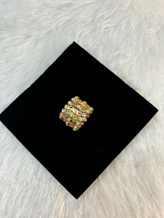 Triple shade Ring cum Kada