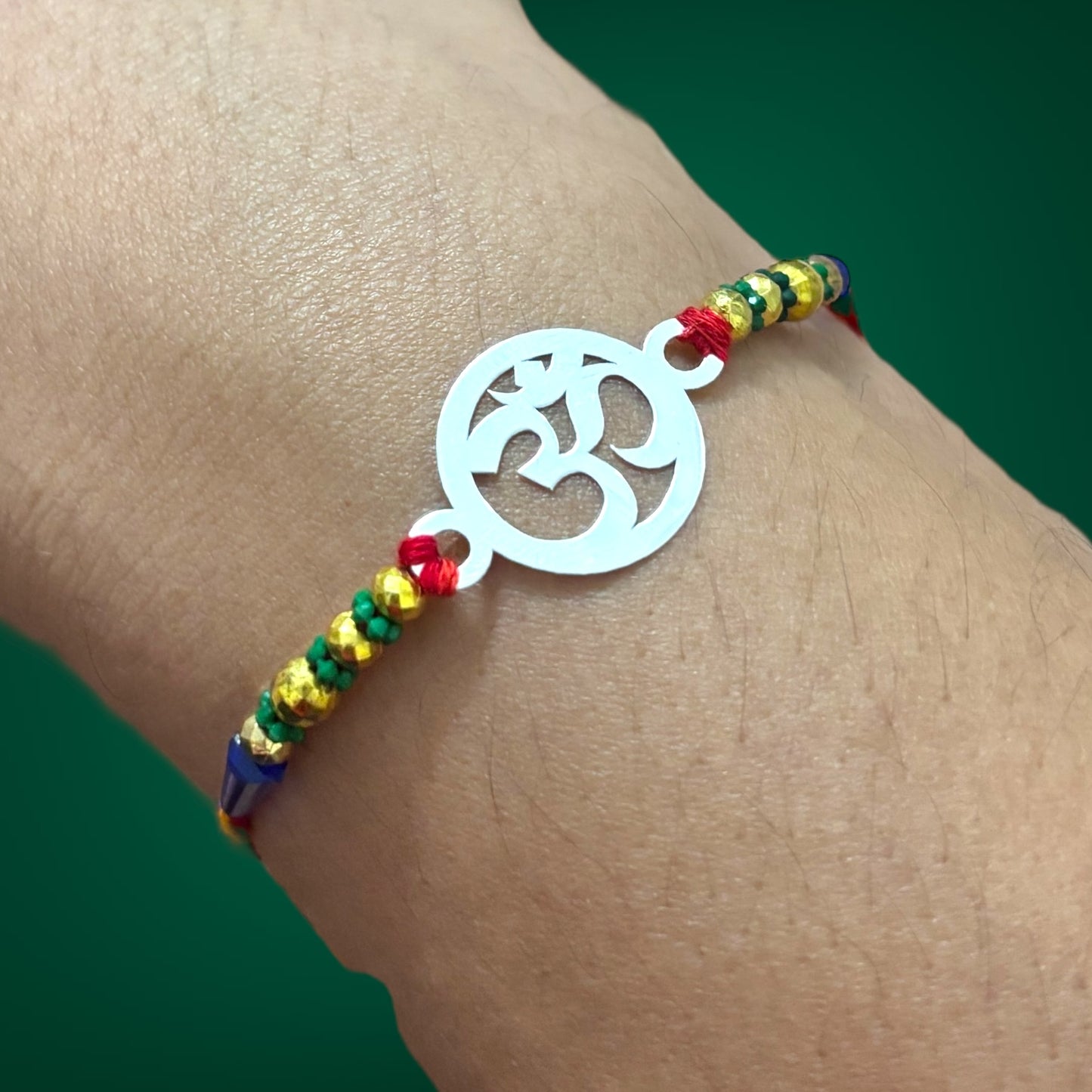 Beautiful Designer Silver Rakhi