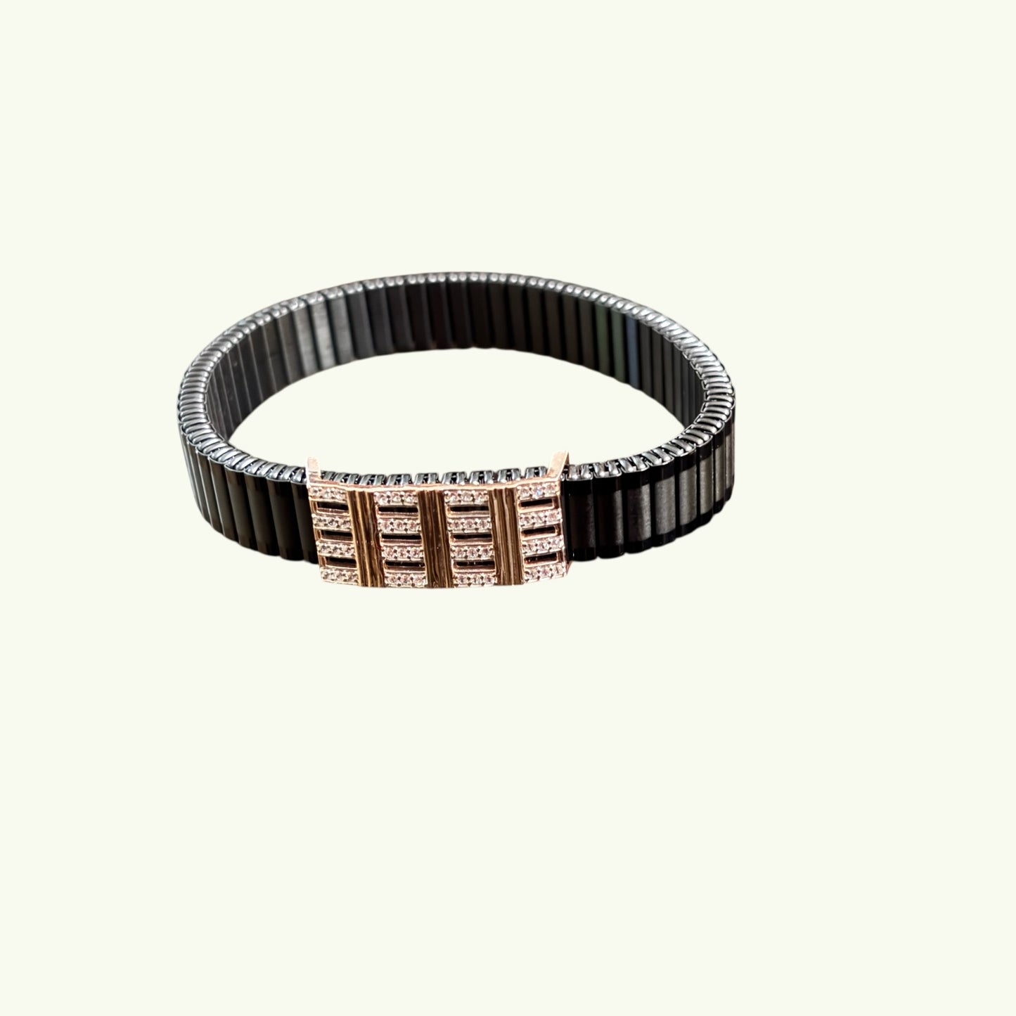 Rose gold Designer Rolex Men Silver Bracelet