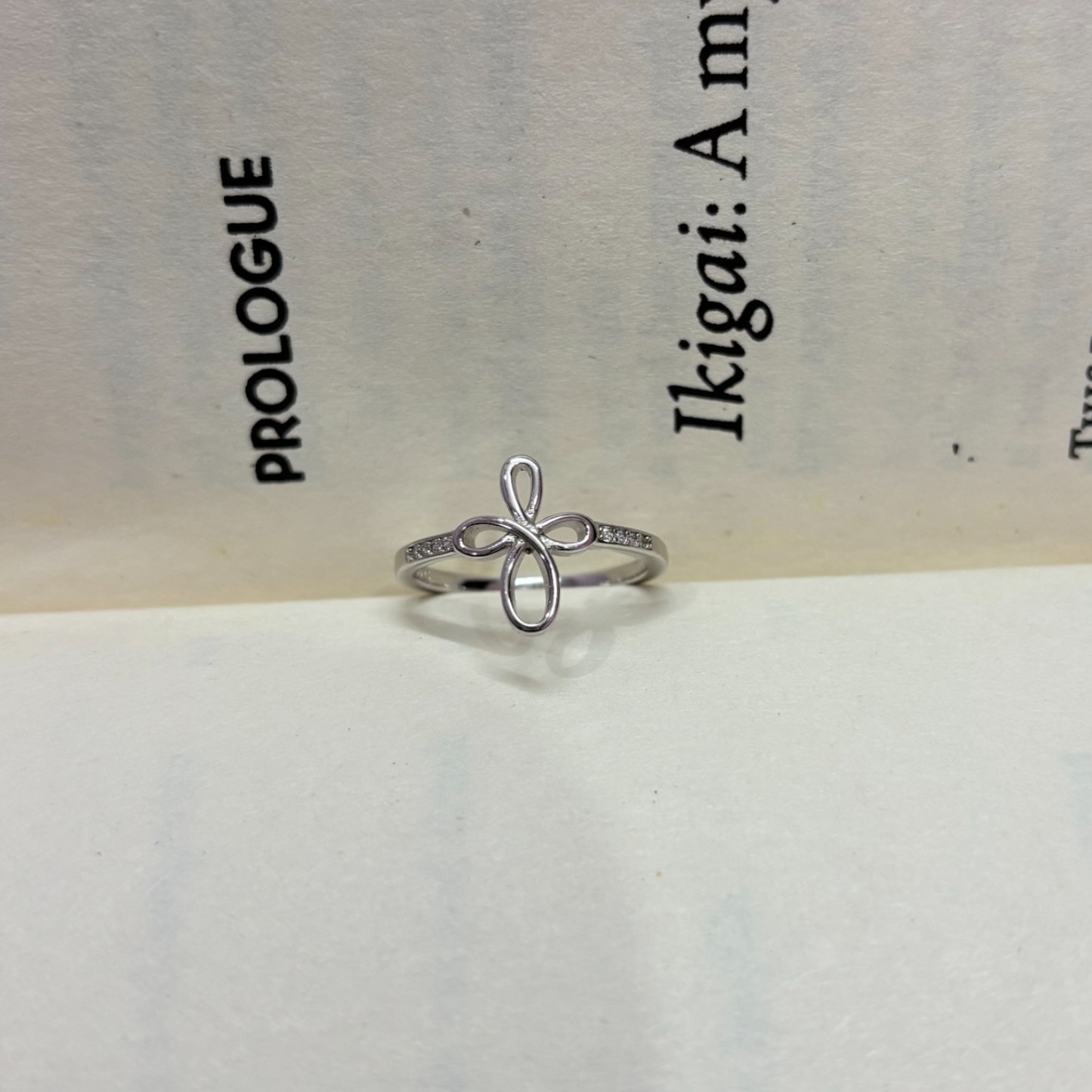 Embrace Petal Silver Ring