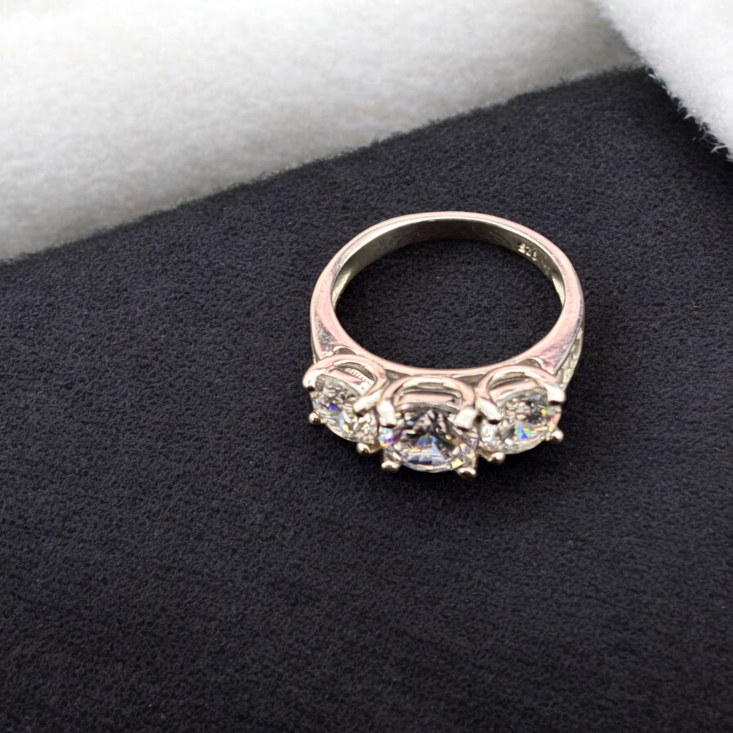 Empress solitaire 925 silver Engagement Ring