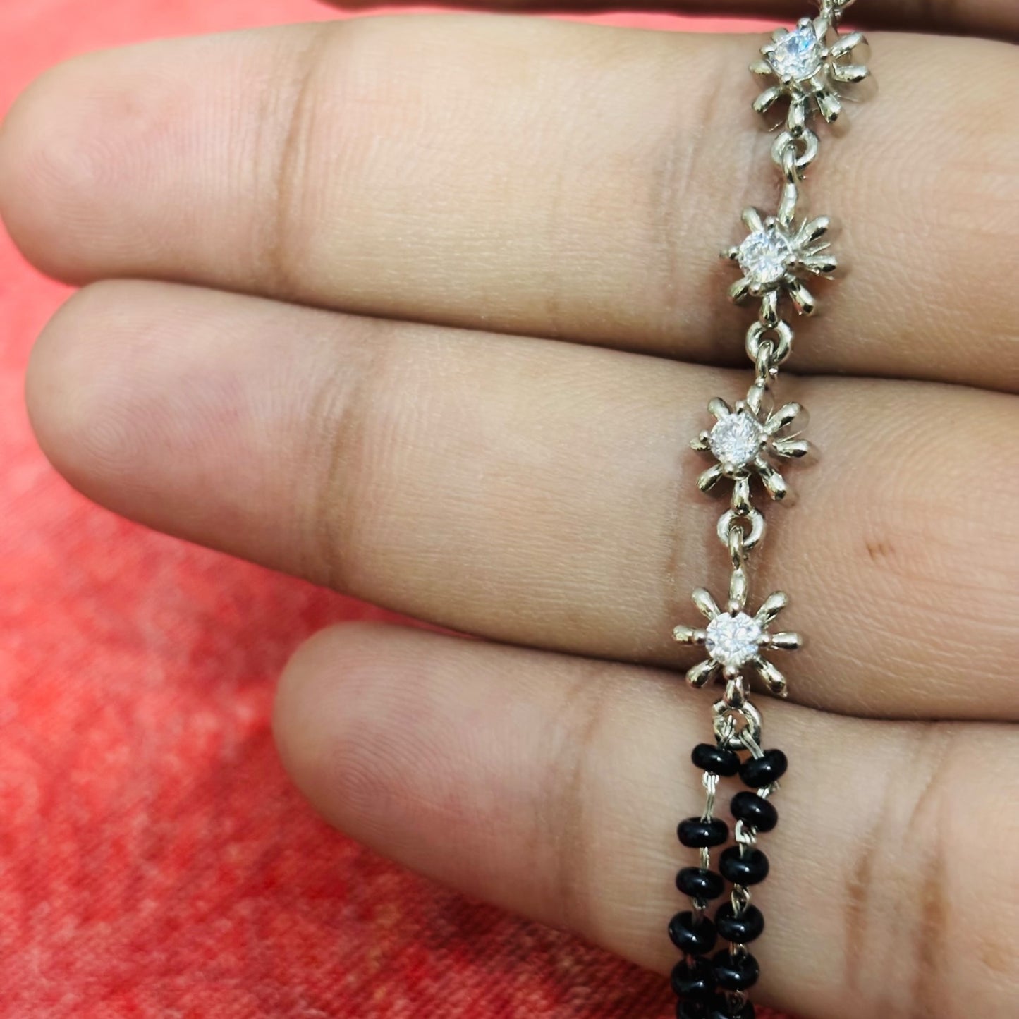 Cluster of Star Mangalsutra bracelet