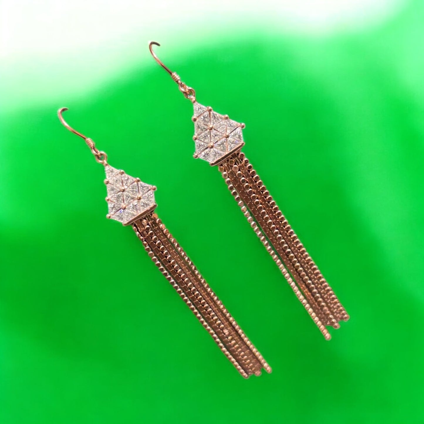 925 Royal Sterling Silver Chandelier Drop Earrings