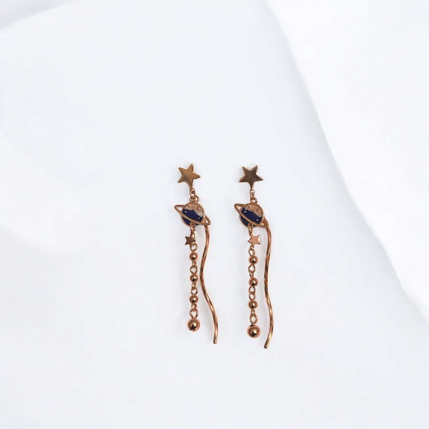 Glittering Star Dangler Earring