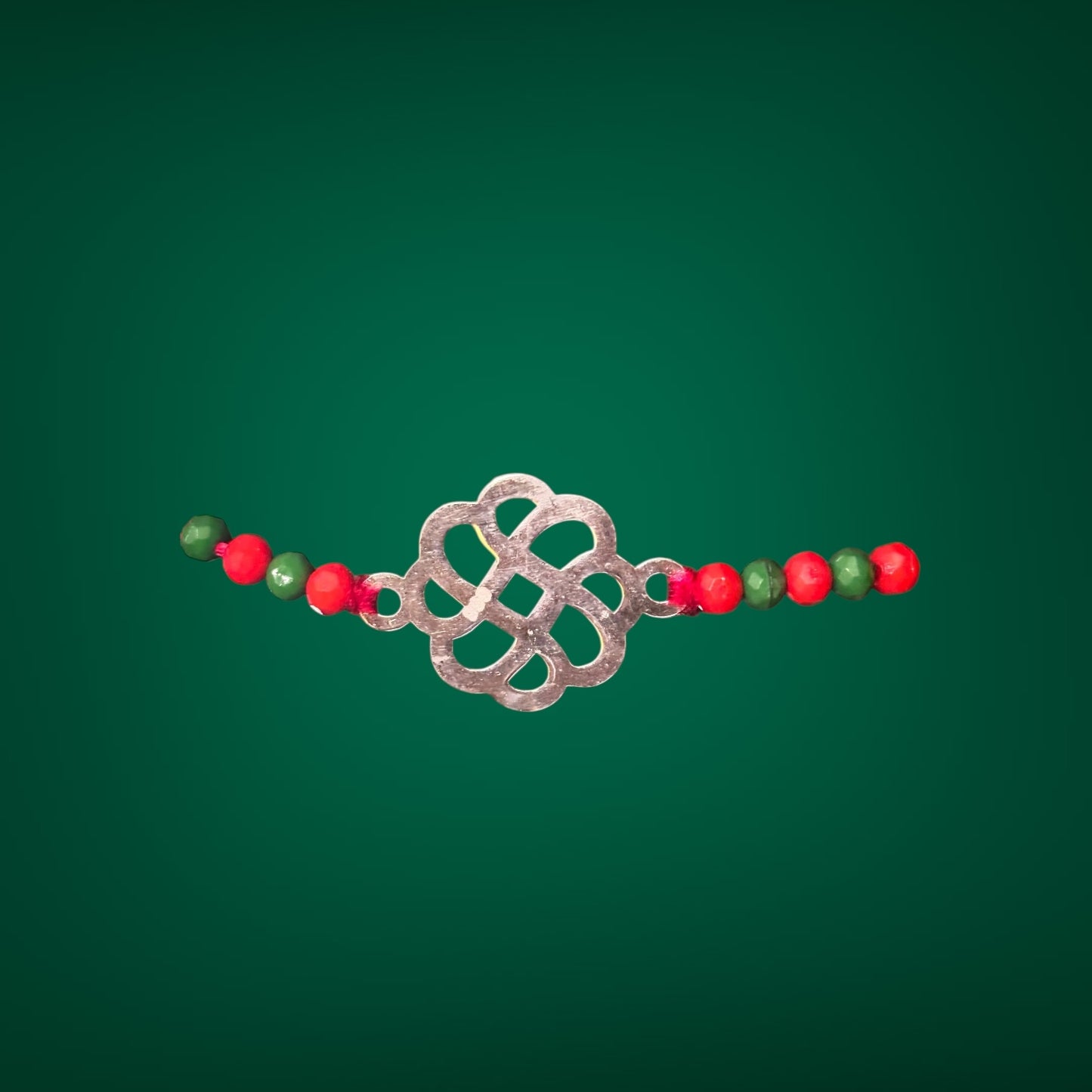 Beautiful Designer Silver Rakhi