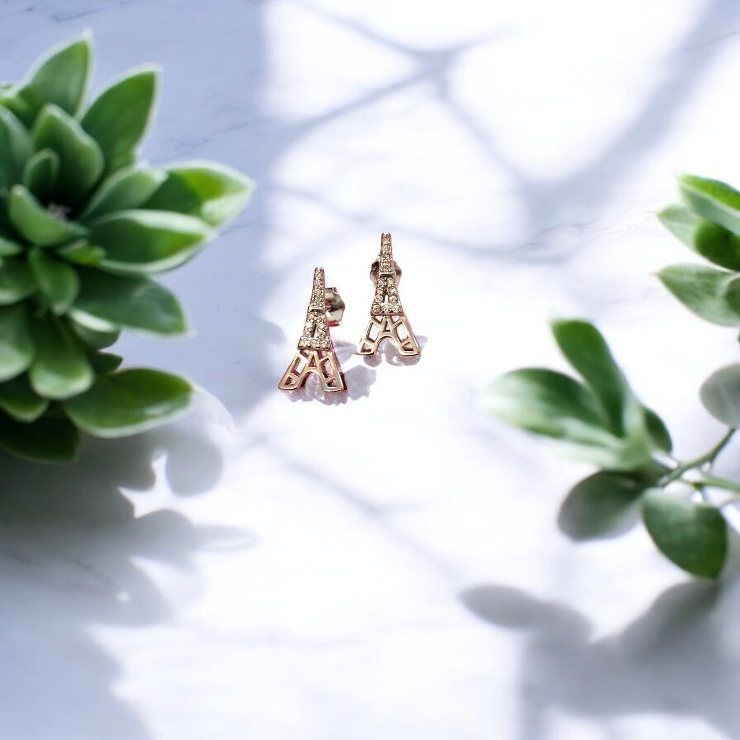 Eiffel Tower Pendant Set