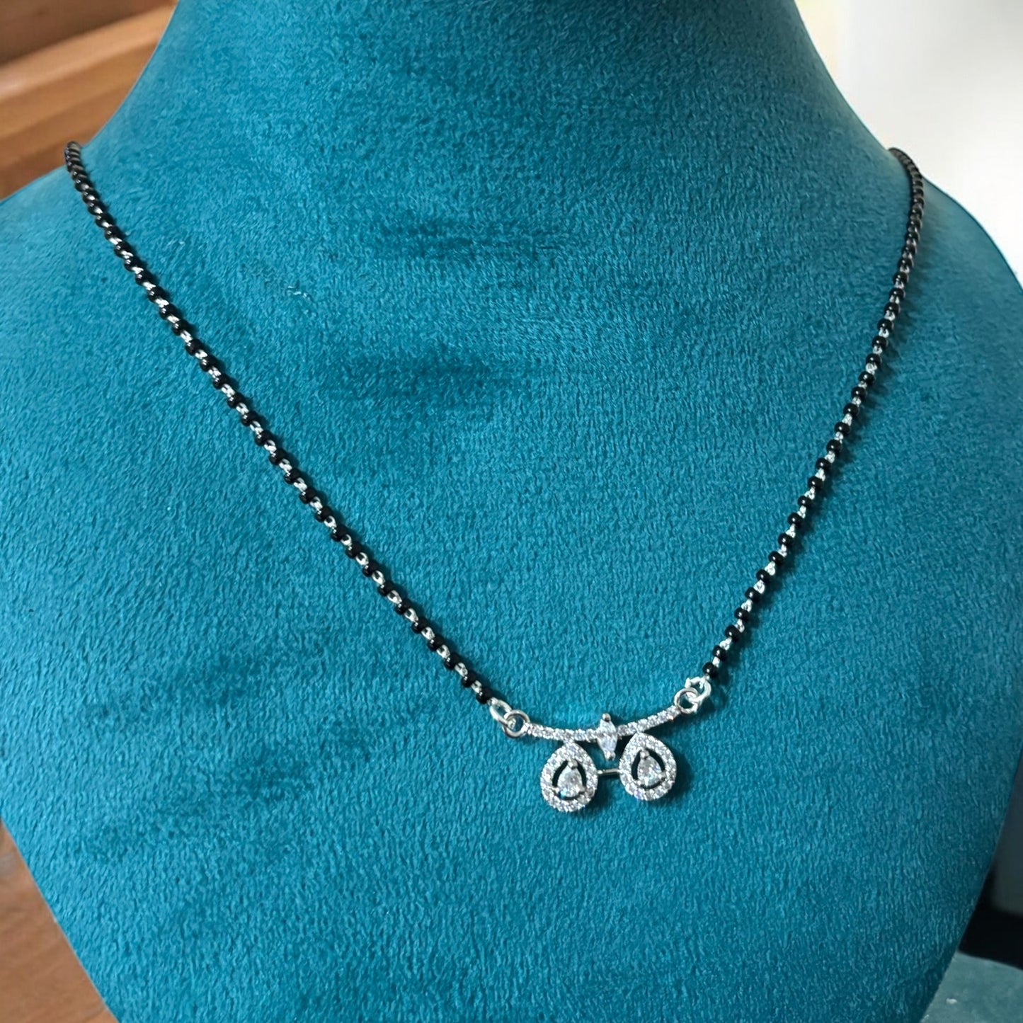 South Indian minimal silver Mangalsutra