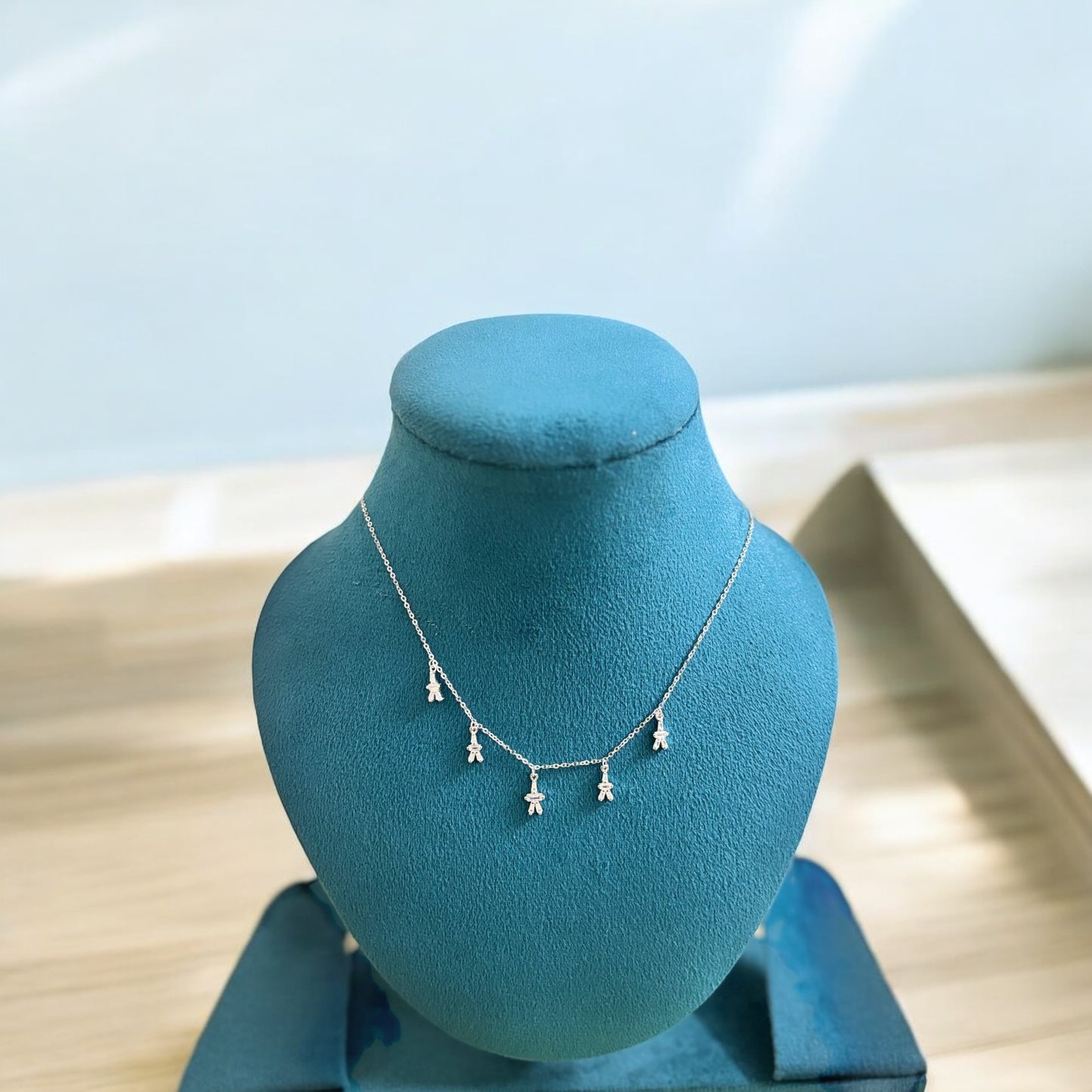 Figurine charm 925 silver Necklace