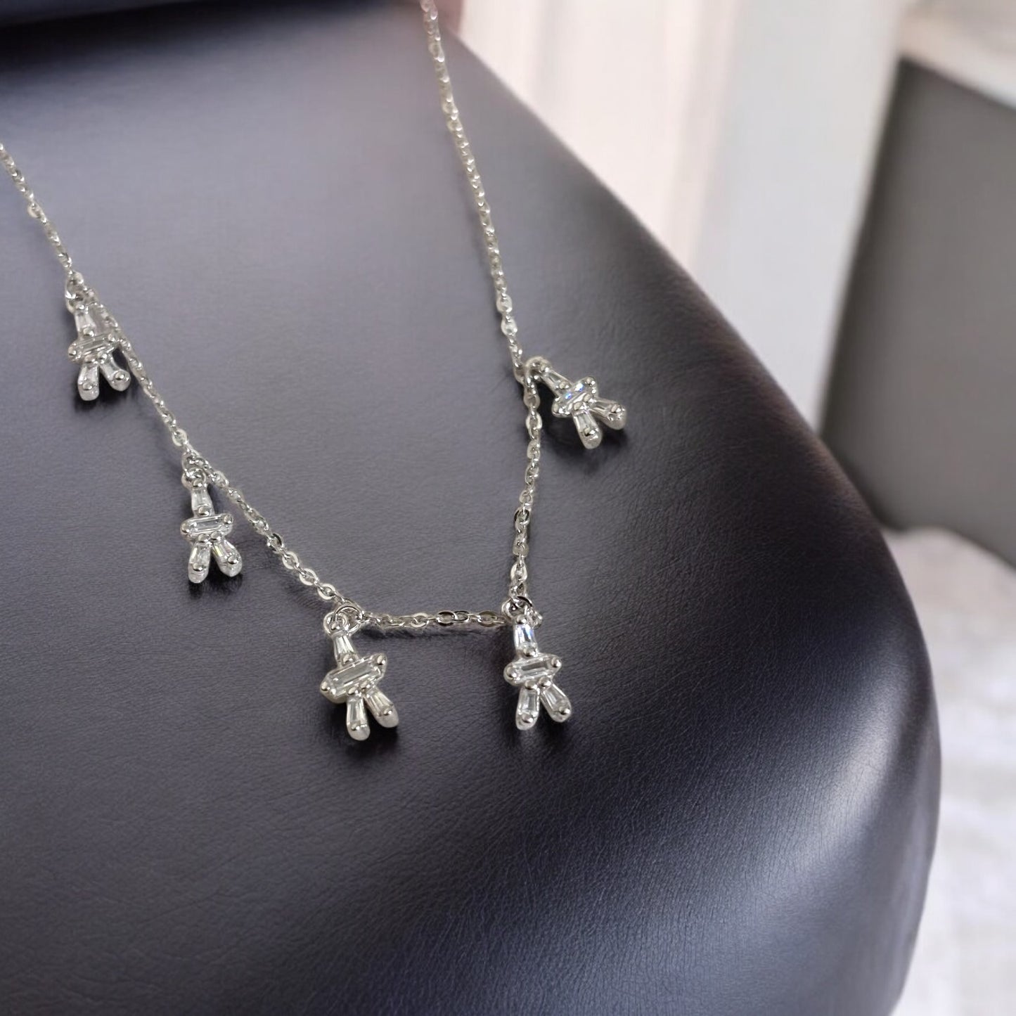 Figurine charm 925 silver Necklace