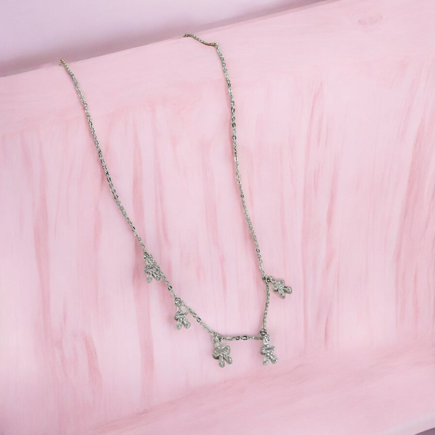 Figurine charm 925 silver Necklace