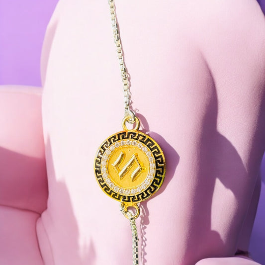 Gold Men’s bracelet with Dollar dial